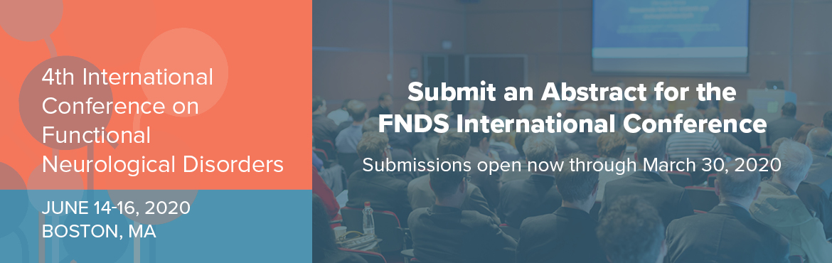 Submit an Abstract for the 4th International Congress on Functional Neurological Disorders